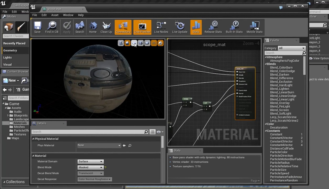 UE4游戏武器开发流程教学-25集(附工程源文件下载)