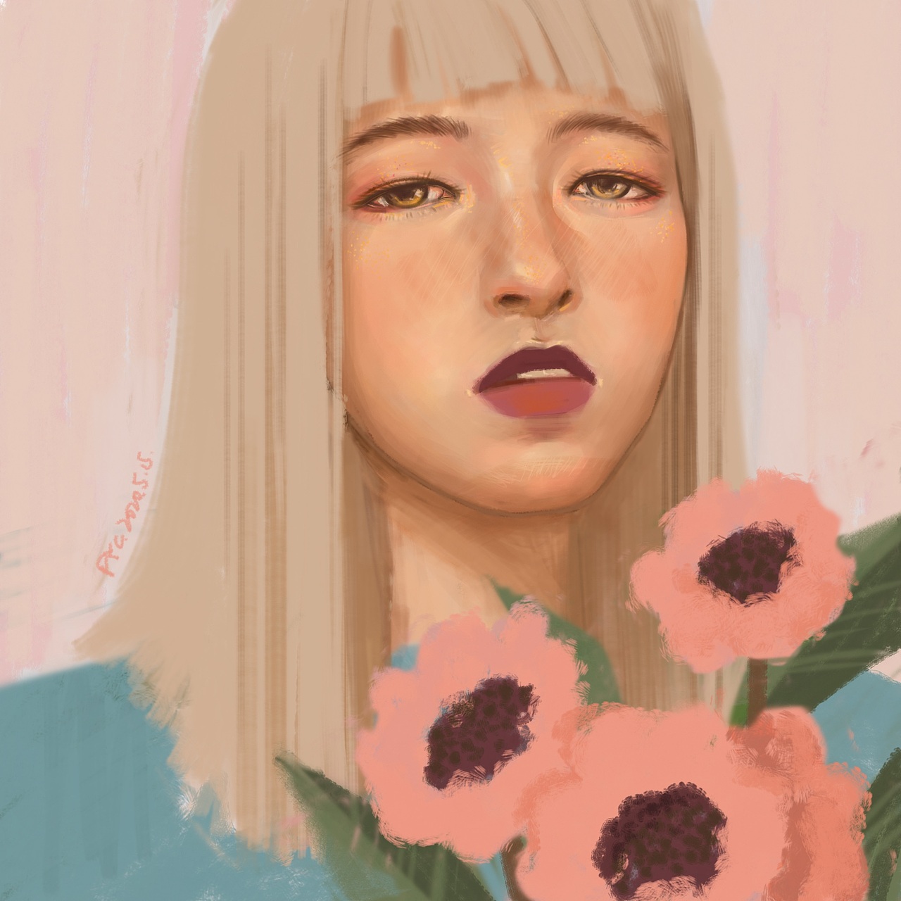 肖像系列4-8（图ZMjE2NzIyODgw） - 创作习作 - 站酷设计师PENGCHACHA2013原创素材 - 站酷ZCOOL