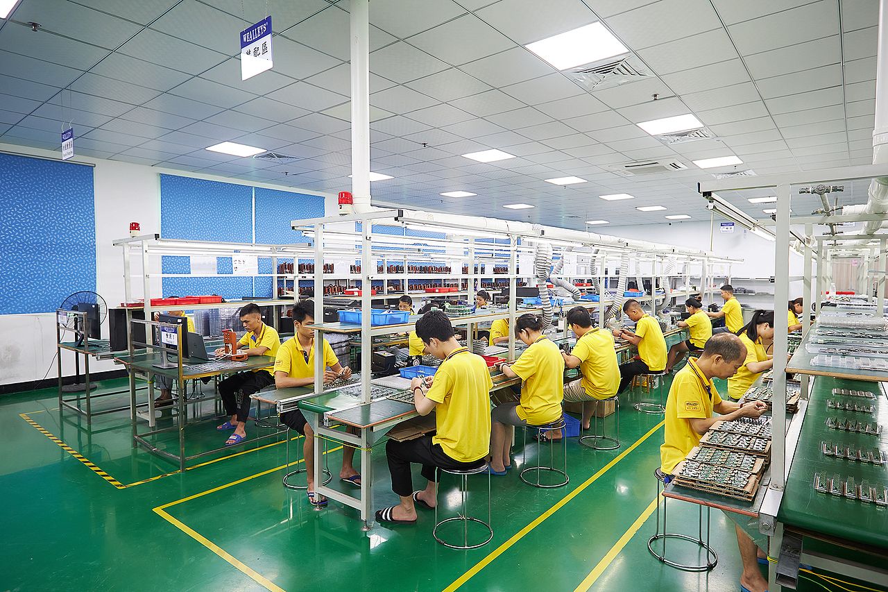 韦联电子工厂摄影车间环境拍摄东莞企业宣传拍照