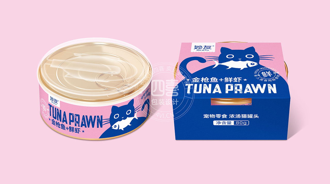 猫罐头包装设计四喜包装设计