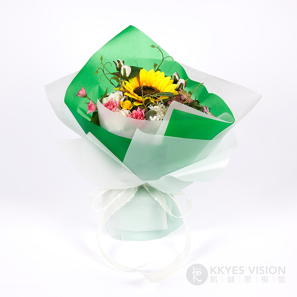 花卉包装材料 静物拍摄 产品摄影