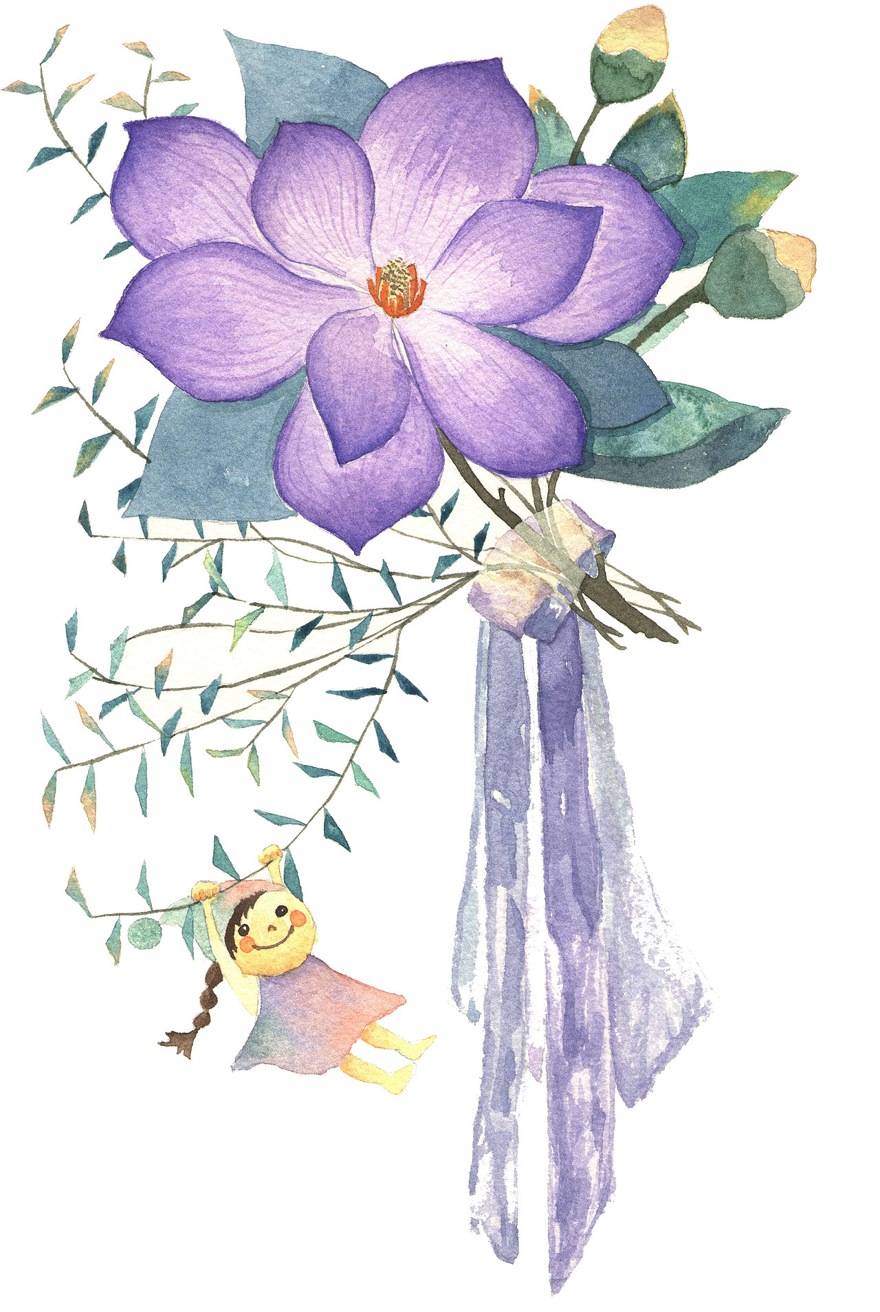 一些水果和鲜花