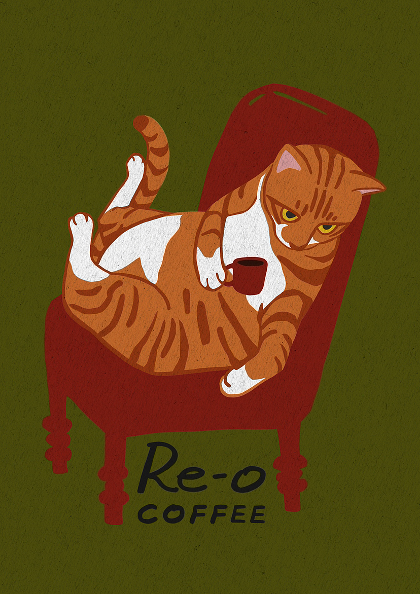 猫咪插画（图ZMzM1NDAxNTg0） - 商业插画 - 站酷设计师Y_F_F原创素材 - 站酷ZCOOL