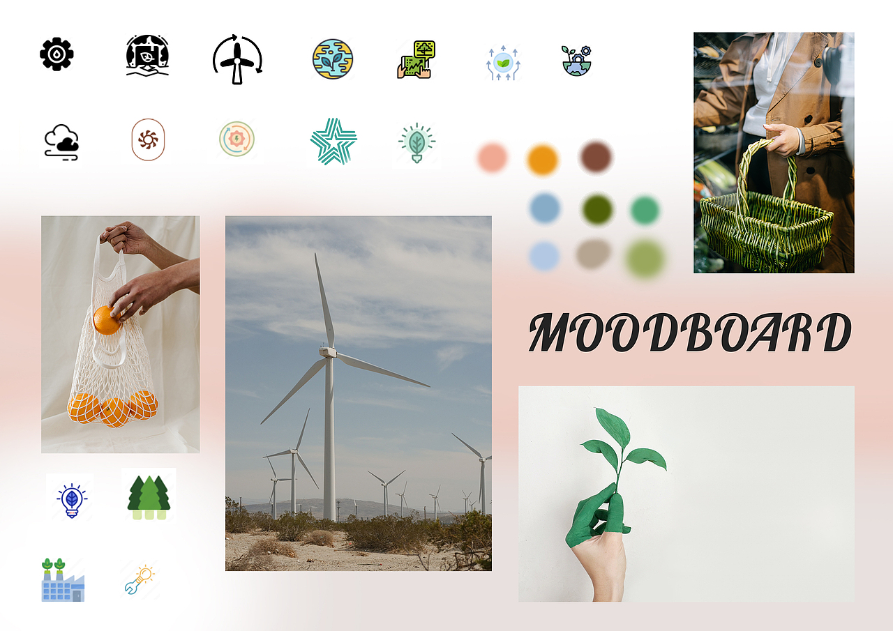 可持续性发展icon设计+信息图