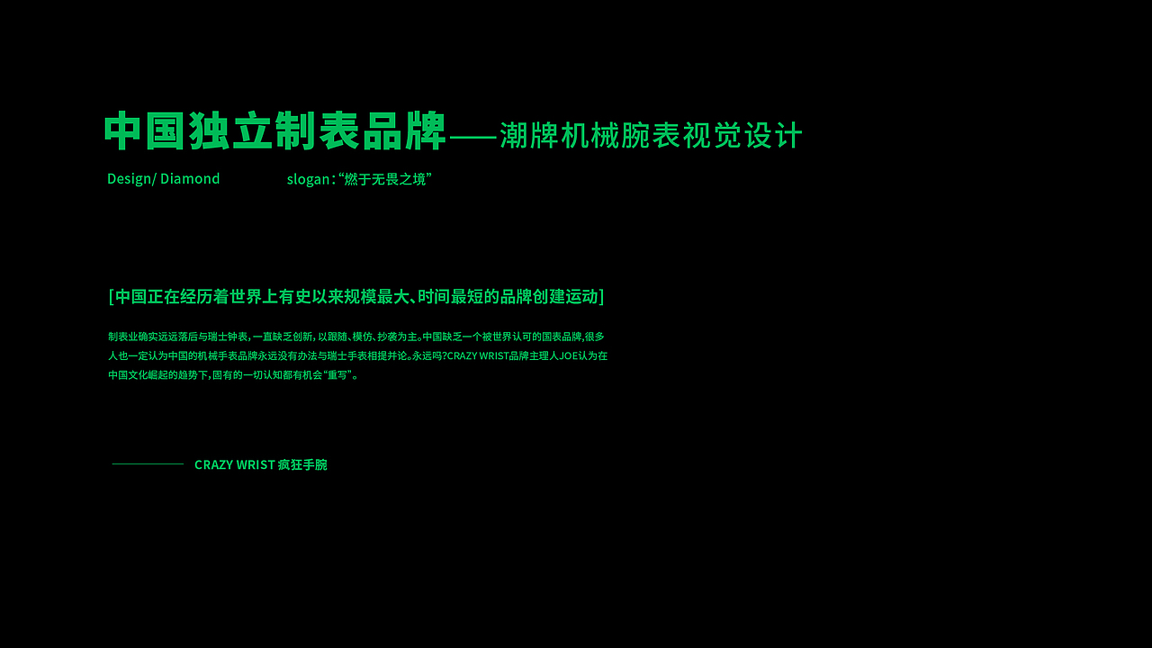 潮牌国表【CrazyWrist疯狂手腕】视觉设计（图ZMjUyNzU1OTIw） - 品牌 - 站酷设计师Diamond天原创素材 - 站酷ZCOOL