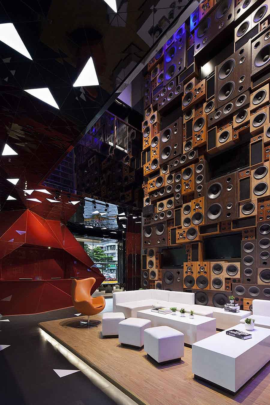 音响体验店成都展厅装修设计丨成都展厅设计公司