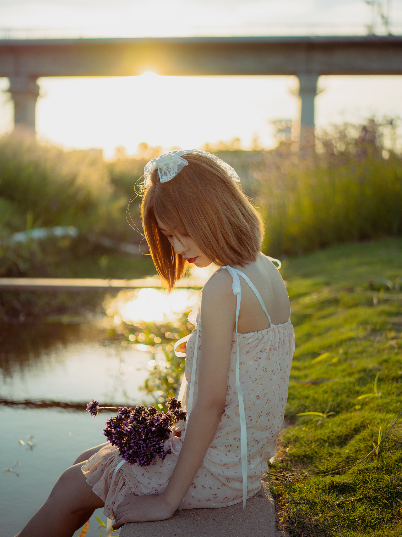 看夕阳|摄影|人像摄影|指尖风月 - 原创作品 - 站酷 (zcool)