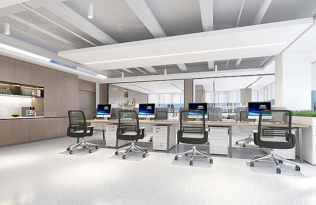 郑州现代办公空间设计作品 | 京创装饰设计（图ZMzAyNzA4OTI0） - 商业空间设计 - 站酷设计师京创商业空间设计原创素材 - 站酷ZCOOL