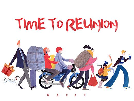 春节-《Road to home》（个人主页-ZMjYwOTkxMjA=） - 创作习作 - 站酷设计师nacat瓜盗盗原创素材 - 站酷ZCOOL
