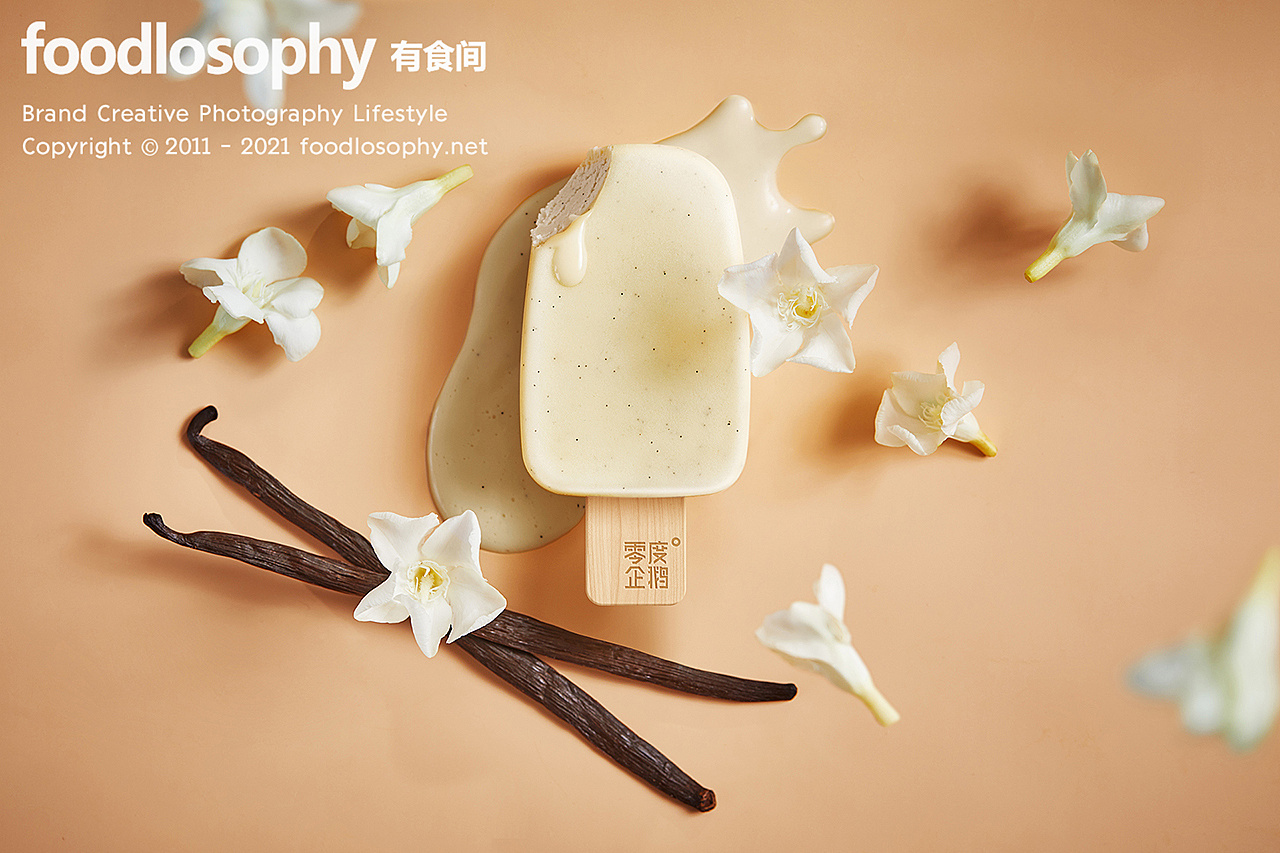 零度企鹅有食间无水鲜牛乳冰淇淋拍摄