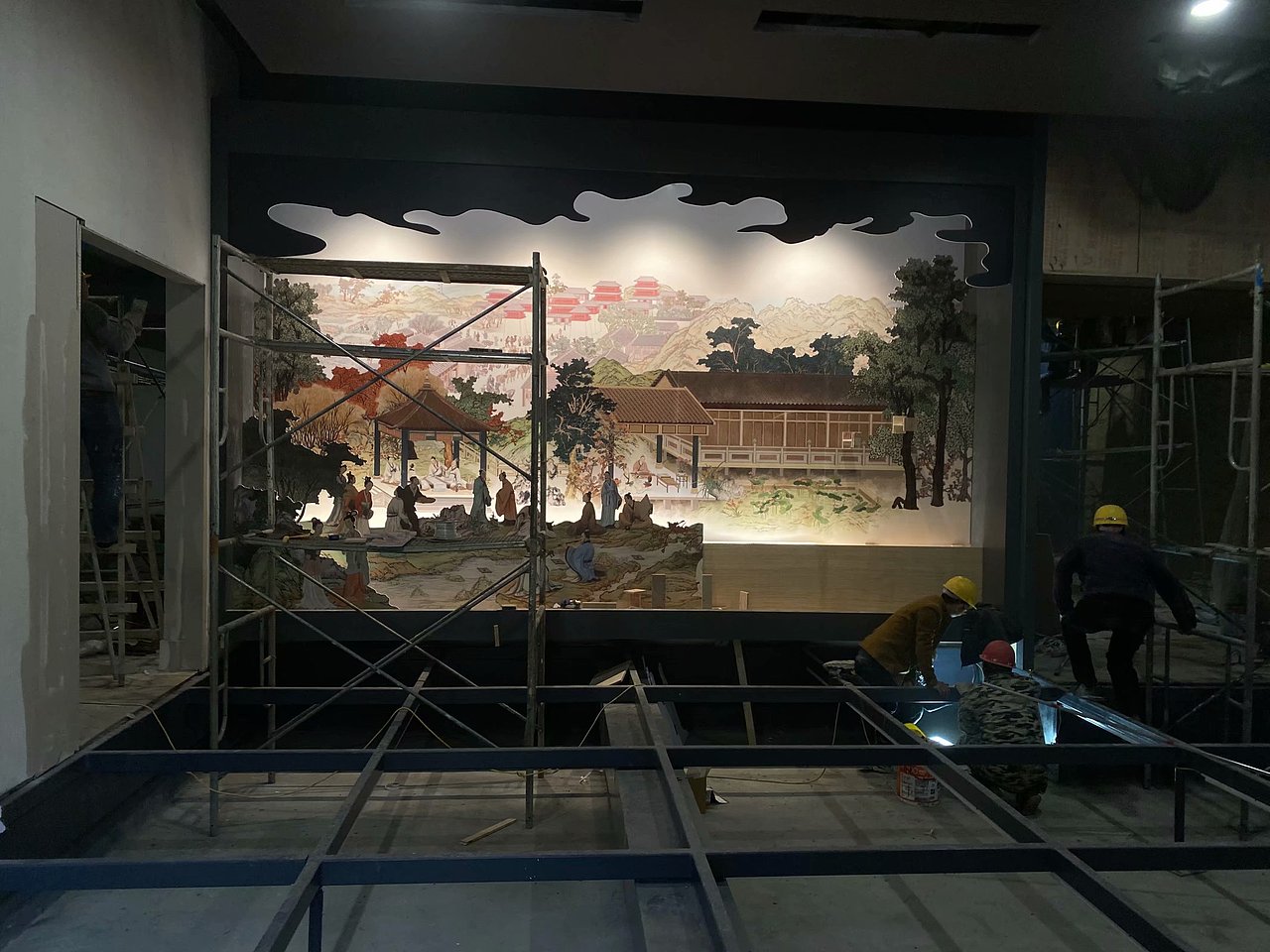 洛阳客家之源纪念馆/金谷园层板画