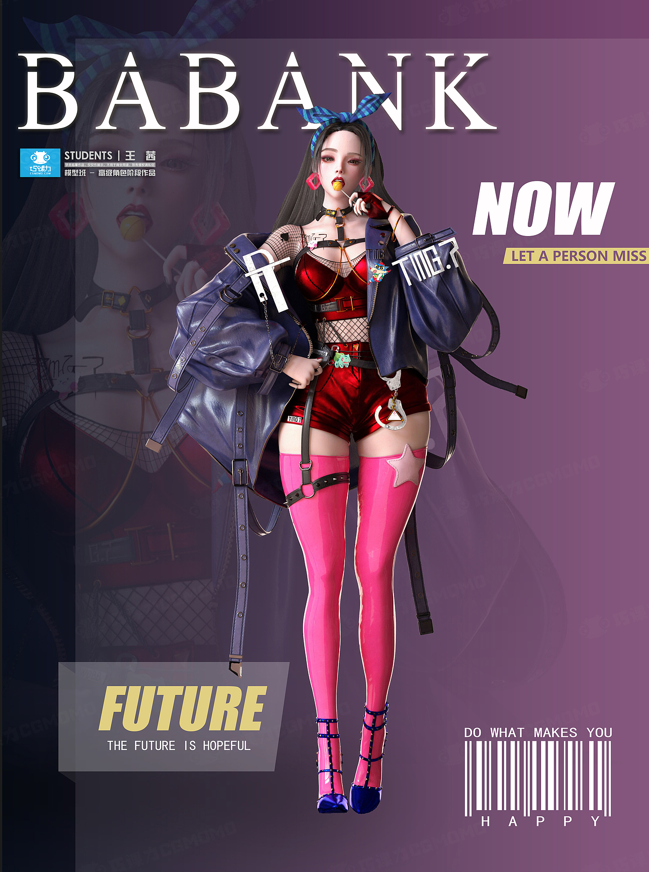 【巧课力CGmomo模型班】线下十八期优秀角色作业展示（图ZMjc2NDI1MTg0） - 人物/生物 - 站酷设计师巧课力CGmomo原创素材 - 站酷ZCOOL