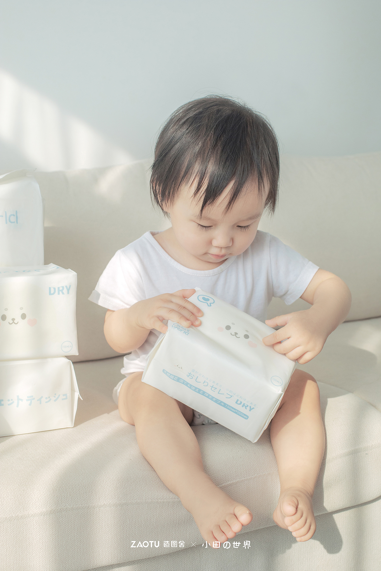 「造图舍」小田的世界日系人像产品摄影干湿巾