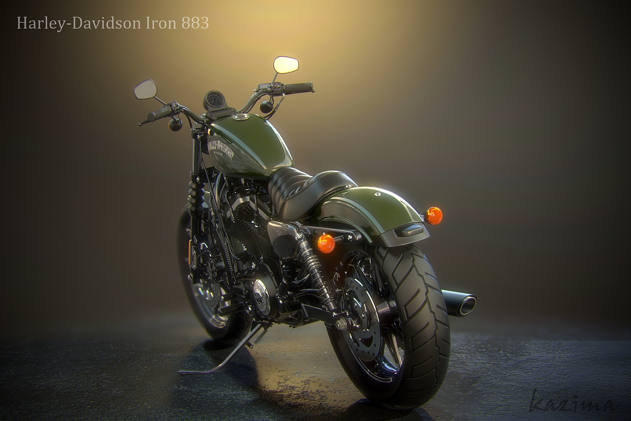 哈雷883硬汉 运动巡航摩托车harley-davidsoniron883cg