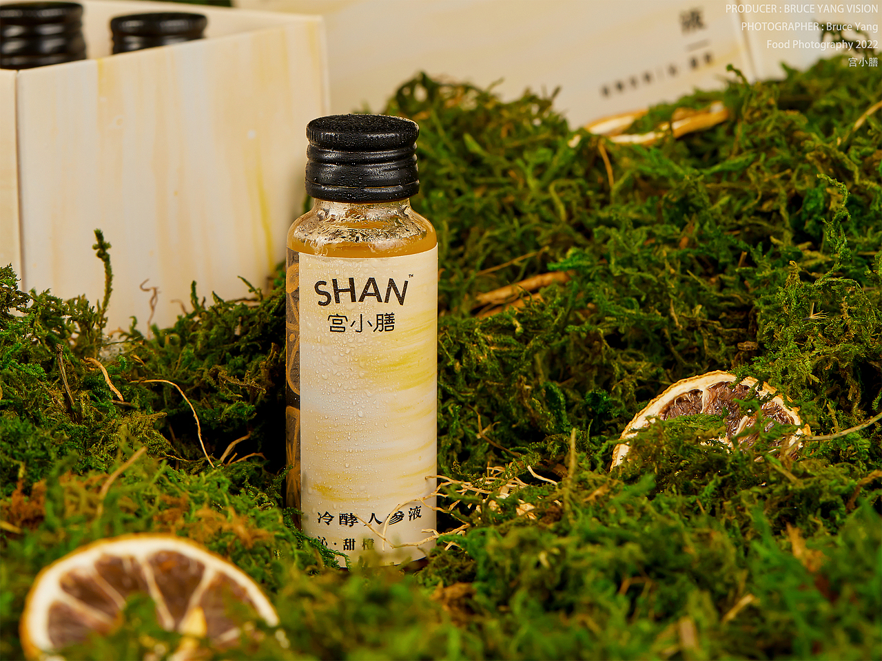 产品摄影 | 宫小膳 人参饮品拍摄