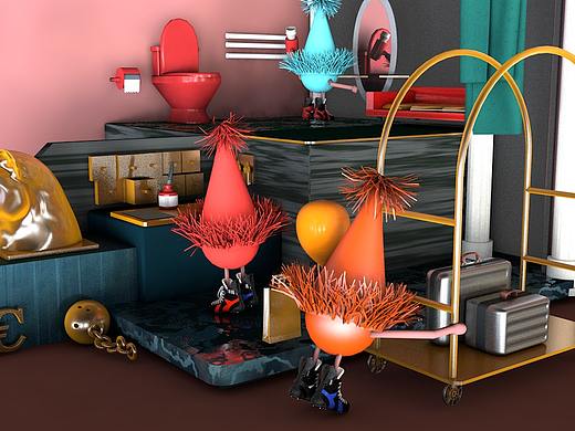 C4D静帧作品（个人主页-ZMzk0NTIwMzI=） - 包装 - 站酷设计师Z79545655原创素材 - 站酷ZCOOL