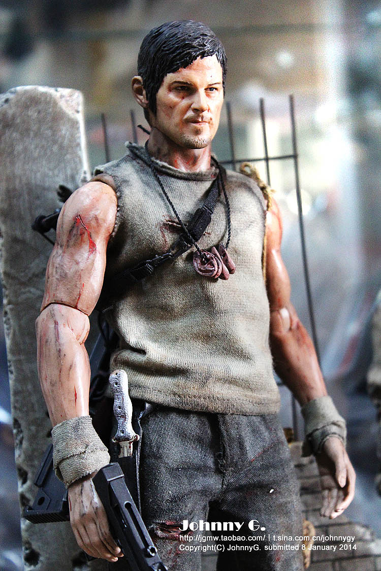 个人重口味旧化涂装 行尸走肉 超人气弩男+ 丧尸 仿真人偶（图ZMTM1MTA3NDg=） - 手办/模玩 - 站酷设计师JohnnyG原创素材 - 站酷ZCOOL