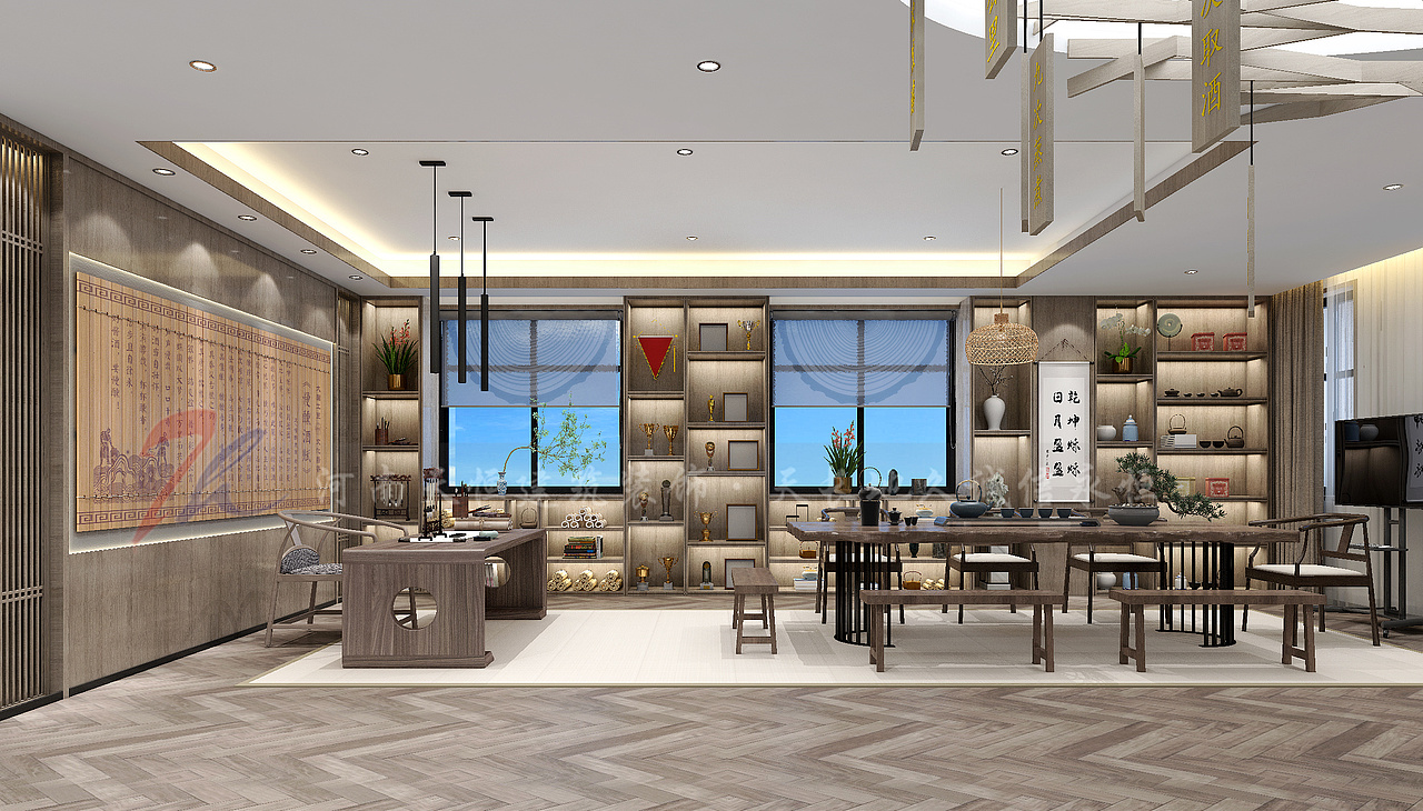 驻马店办公室装修|办公室设计|2021天恒建筑装饰案例