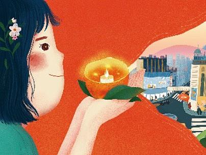 福州新春旅游月设计海报