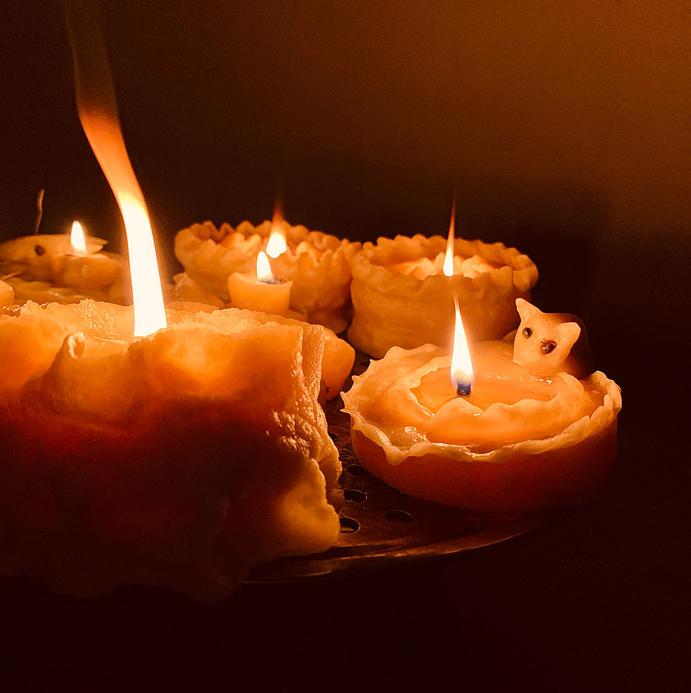 《元宵节--蒸花灯》