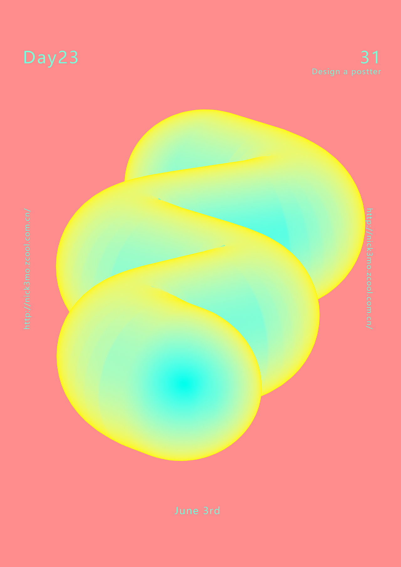 31 days | One day design a poster