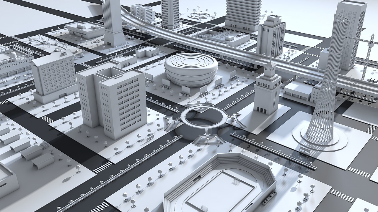 LowPoly风格 低面多边形城市（图ZMjU2MzQyNTcy） - 建筑/空间 - 站酷设计师sukioo原创素材 - 站酷ZCOOL