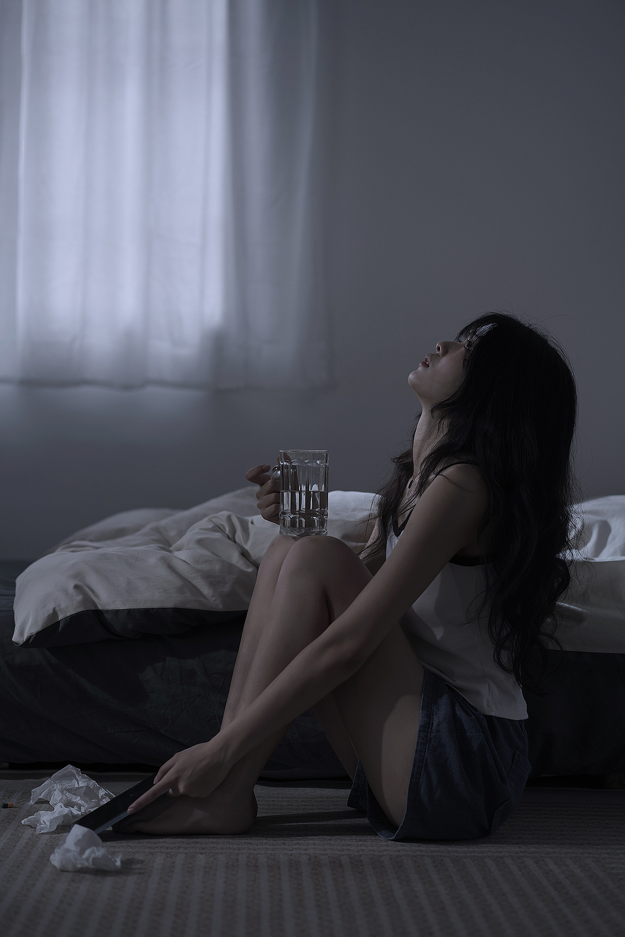 重感冒·失恋（图ZMzU5MzY0NDky） - 人像摄影 - 站酷设计师摄影师九秒原创素材 - 站酷ZCOOL