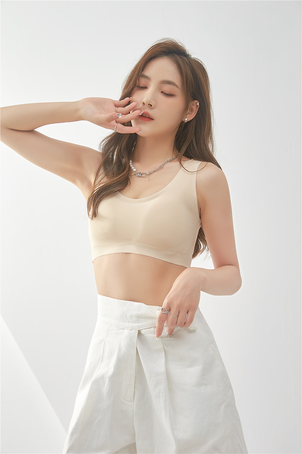 义乌抹胸拍照，运动文胸抹胸吊带模特实景拍摄服务