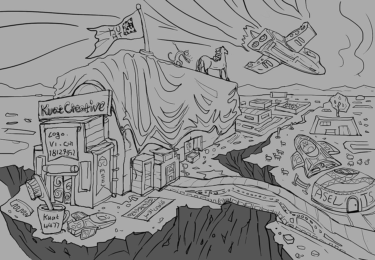 手绘练习2 "未来工作室"