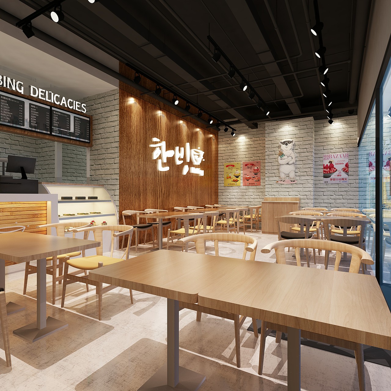 甜品店效果图（丹阳无锡两处店）（图ZNzEwNjkyNjg=） - 建筑/空间 - 站酷设计师心凌糖罐子原创素材 - 站酷ZCOOL