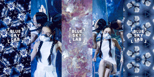 会场侧屏轮播的图，万花筒使用图片切割拼接的，照片的艺术指导来自：Angela Huang