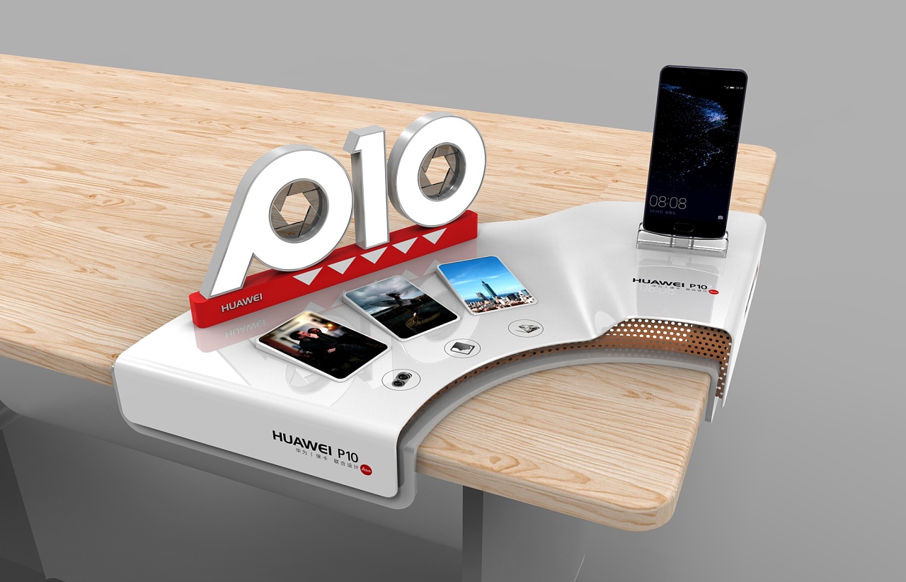 华为p10手机桌面展示道具