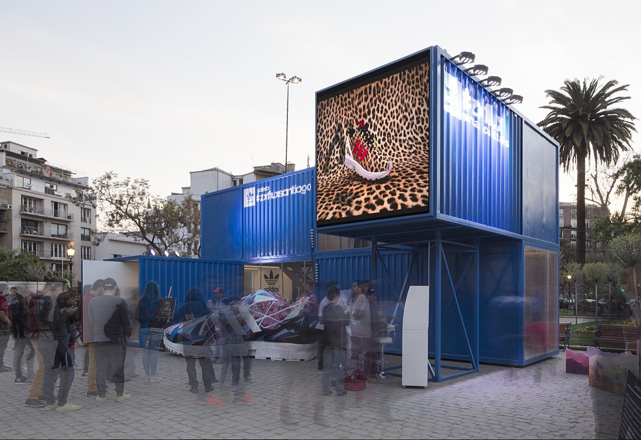 引极度舒适的集装箱展厅