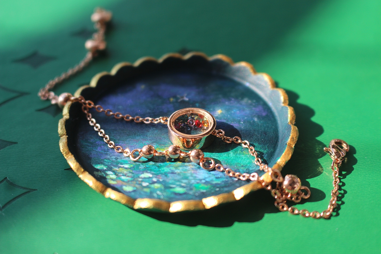 石塑粘土 | 花边首饰盘