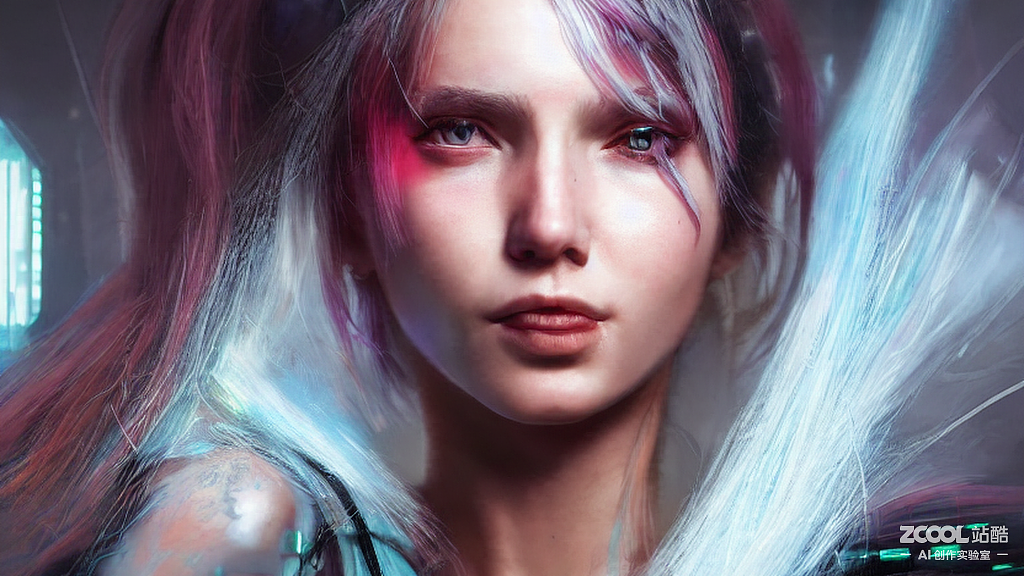 #AI创作实验室#女孩，赛博朋克，写实（图ZMzE3NjY3MzQ0） - AI作品 - 站酷设计师NoF404原创素材 - 站酷ZCOOL