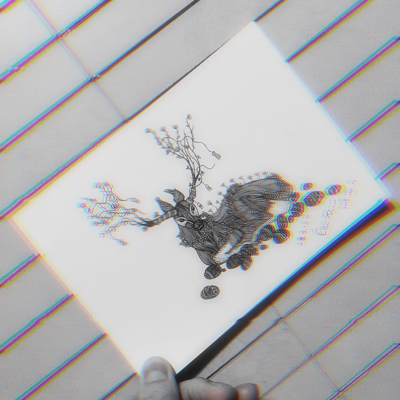 鹿生 三（图ZMTU2MzIzMTgw） - 艺术插画 - 站酷设计师吴彦祖4号原创素材 - 站酷ZCOOL