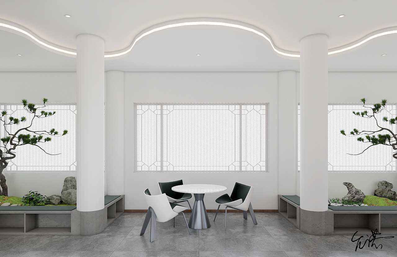 工装——禅意会所（图ZMjYzMzc1Mzg4） - 酒店餐饮设计 - 站酷设计师允诺yn原创素材 - 站酷ZCOOL