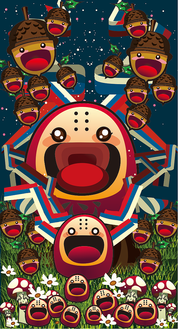 鼠绘插画（图ZMTEyNDYzMjA0） - 图案 - 站酷设计师小团子1原创素材 - 站酷ZCOOL