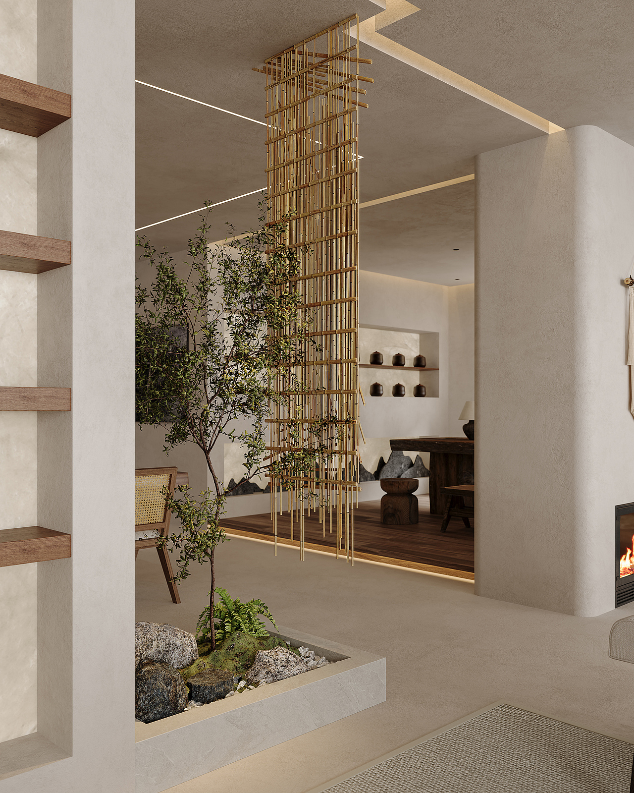 绘感视觉设计——诧寂奶油民宿大厅设计案例（图ZMzYyMjc0NDMy） - 酒店餐饮设计 - 站酷设计师时间像庸医原创素材 - 站酷ZCOOL