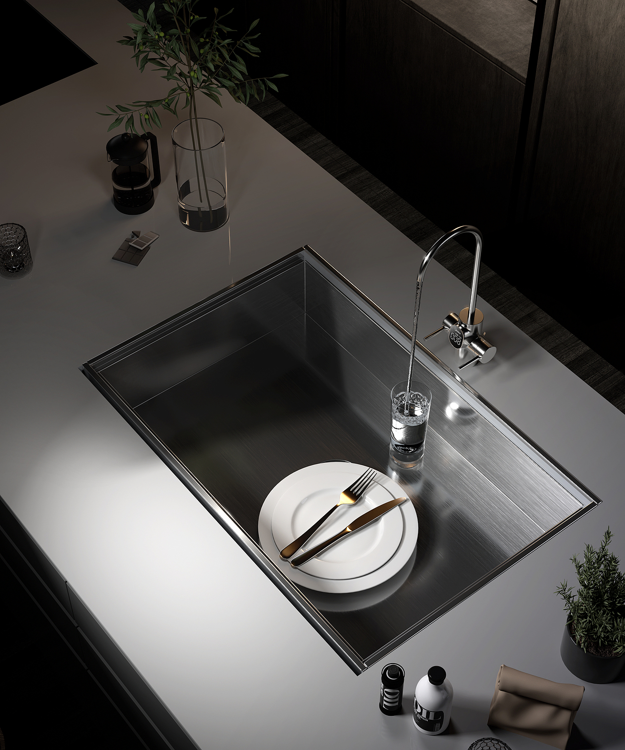 Midea 美的净水器（图ZMzIxNzgwNjM2） - 产品 - 站酷设计师逐光而行CG原创素材 - 站酷ZCOOL