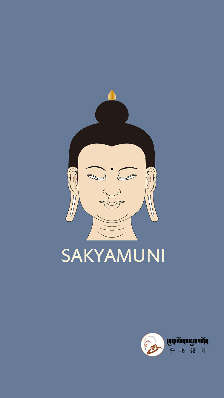 释迦牟尼 藏式设计 唐卡（图ZMTk4ODAyMjk2） - 其他平面 - 站酷设计师平措设计原创素材 - 站酷ZCOOL