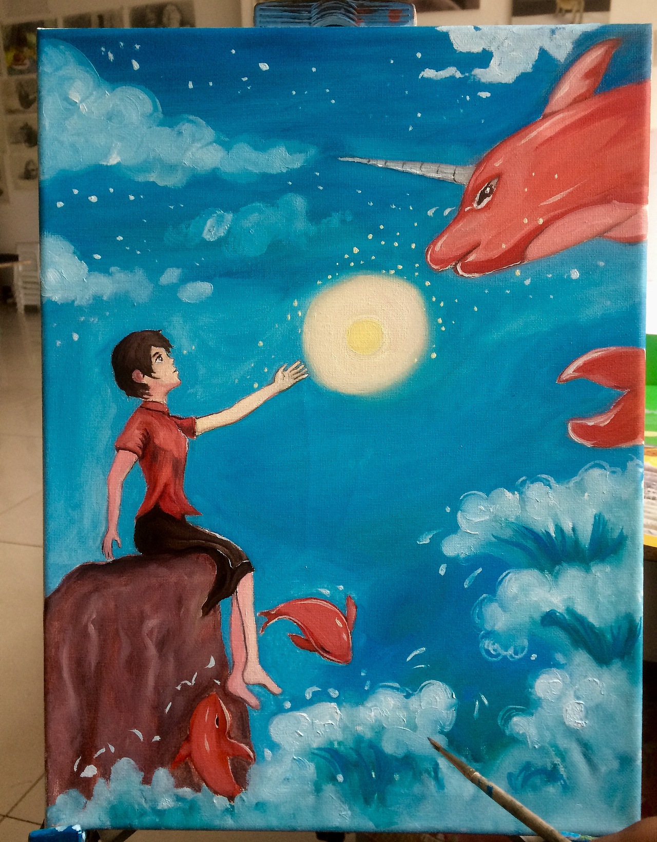 大鱼海棠。（图ZODE0ODM2MDA=） - 绘画 - 站酷设计师手绘自己的世界原创素材 - 站酷ZCOOL