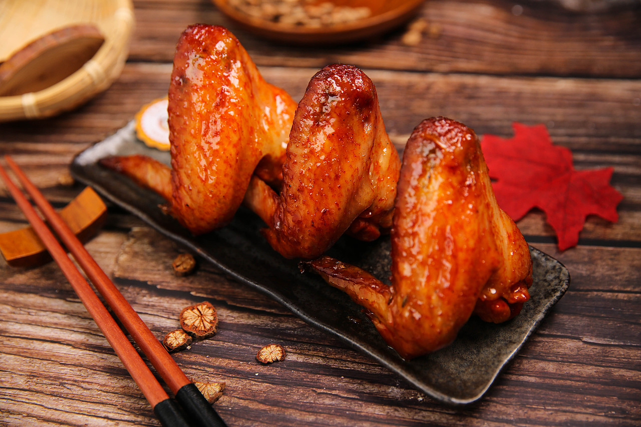烧鸡翼，我钟意食（图ZMTYyMTcyMDU2） - 产品摄影 - 站酷设计师瞳里世界原创素材 - 站酷ZCOOL