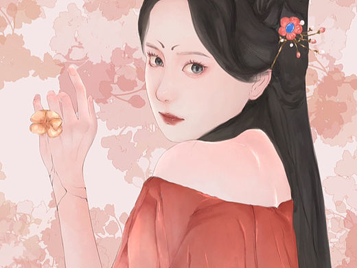 古风人物插画1