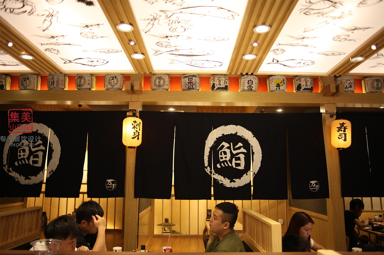 餐饮设计案例:连锁品牌(万岁寿司)