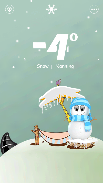 Funzone超萌小怪兽APP（天气主题）（图ZNTM1MTI0MzI=） - 主题/皮肤 - 站酷设计师张斯雨原创素材 - 站酷ZCOOL