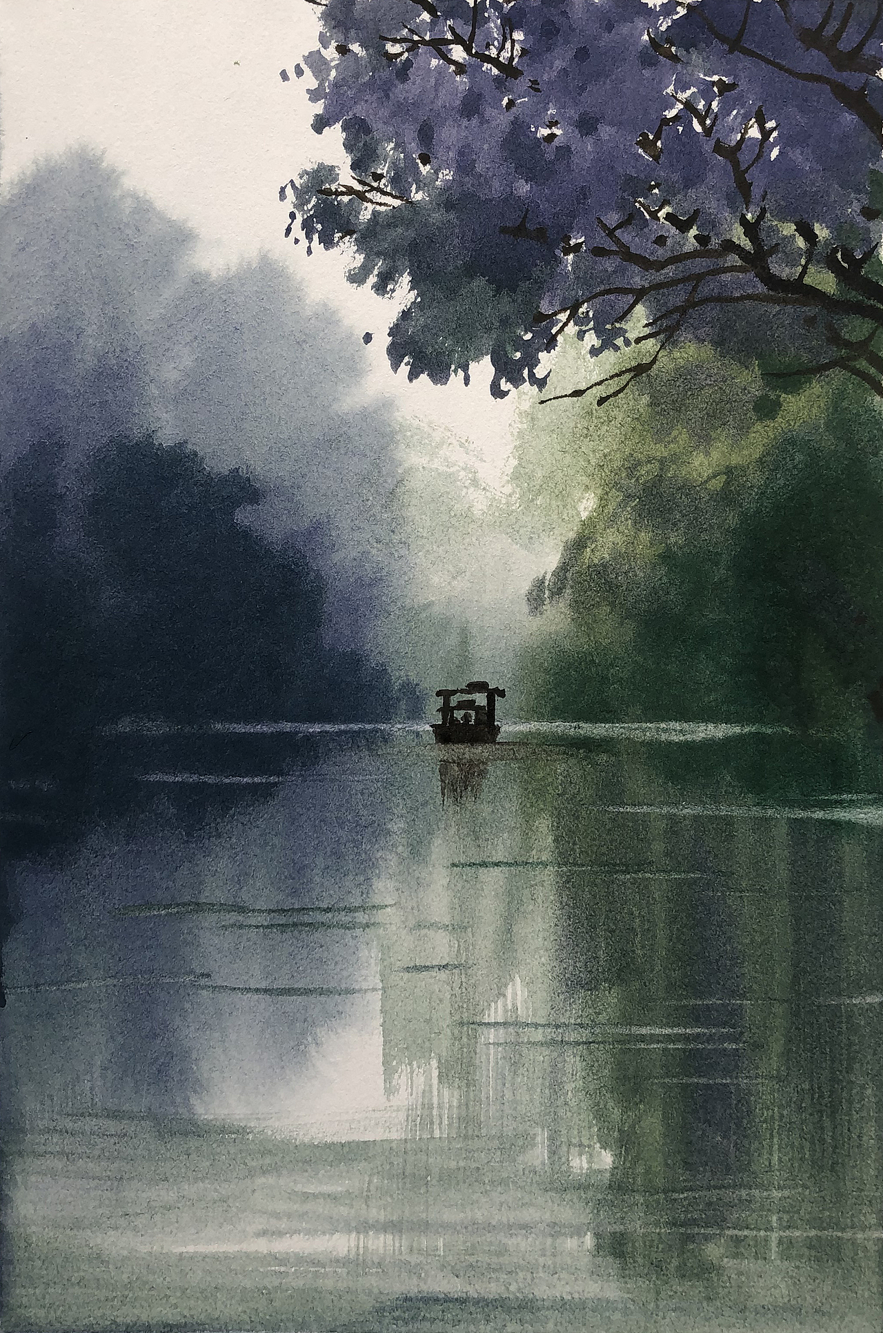 2021 国庆水彩速写