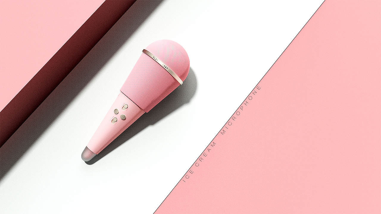 佳简几何设计 XIVO DESIGN | 网红黑樱桃麦克风（图ZMTczODEwNTky） - 电子产品 - 站酷设计师佳简几何工业设计原创素材 - 站酷ZCOOL