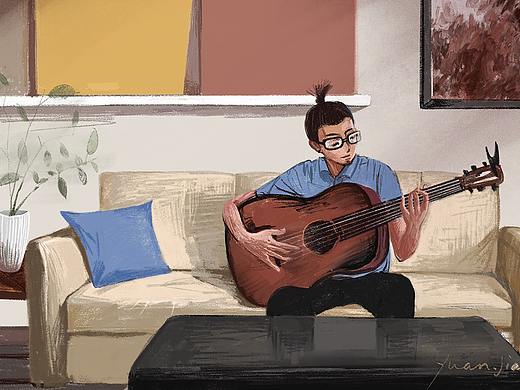 《也許是你最如往常的一天》（個(gè)人主頁-ZMzA0NzE0MDA=） - 新銳潮流插畫 - 站酷設(shè)計(jì)師Y_jianjian原創(chuàng)素材 - 站酷ZCOOL