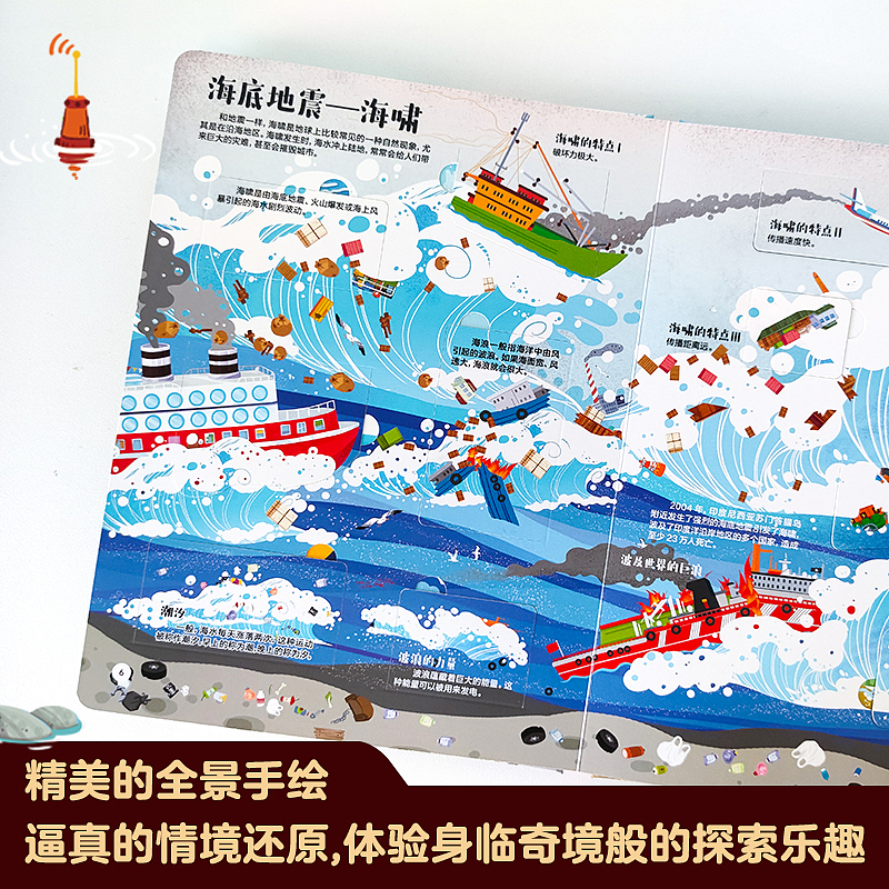 揭秘世界翻翻书.火山